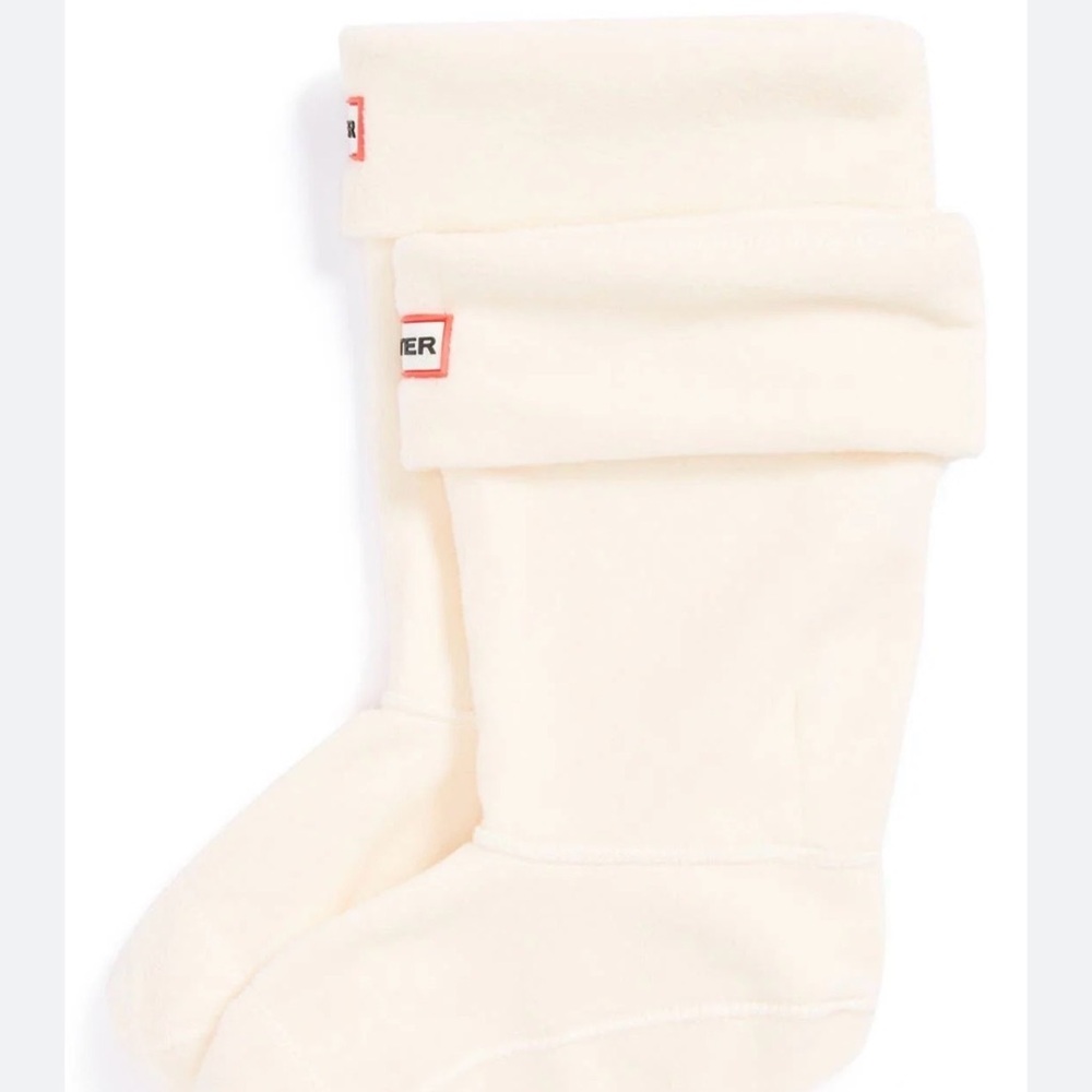HUNTER NIB Boot Socks for Original Hunter Short Boots Cream Size XS